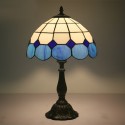 12 Inch Mediterranean Stained Glass Table Lamp