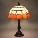 12 Inch Mediterranean Stained Glass Table Lamp