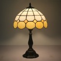 12 Inch Mediterranean Stained Glass Table Lamp