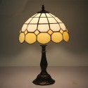 12 Inch Mediterranean Stained Glass Table Lamp