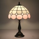 12 Inch Mediterranean Stained Glass Table Lamp