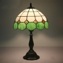 12 Inch Mediterranean Stained Glass Table Lamp