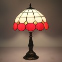 12 Inch Mediterranean Stained Glass Table Lamp