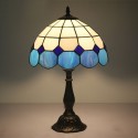 12 Inch Mediterranean Stained Glass Table Lamp