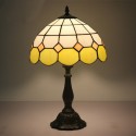 12 Inch Mediterranean Stained Glass Table Lamp