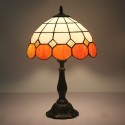 12 Inch Mediterranean Stained Glass Table Lamp