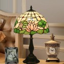 12 Inch European Stained Glass Dragonfly Style Table Lamp