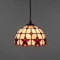 12 Inch European Stained Glass Pendant Light