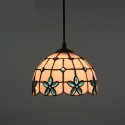 12 Inch European Stained Glass Pendant Light