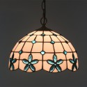 12 Inch European Stained Glass Pendant Light