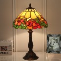 12 Inch European Stained Glass Table Lamp