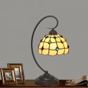 8 Inch European Stained Glass Table Lamp