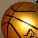 1 Light Vintage Modern/Contemporary Basketball Glass Shade Pendant Light