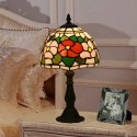 8 Inch European Stained Glass Table Lamp