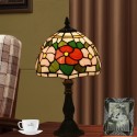 8 Inch European Stained Glass Table Lamp