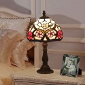 8 Inch European Stained Glass Table Lamp