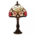 8 Inch European Stained Glass Table Lamp