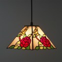 11 Inch European Stained Glass Pendant Light