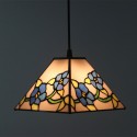 11 Inch European Stained Glass Pendant Light