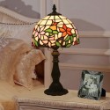 8 Inch European Stained Glass Table Lamp