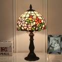 8 Inch European Stained Glass Table Lamp