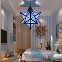 12 Inch European Stained Glass Pendant Light