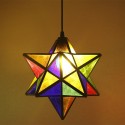 12 Inch European Stained Glass Pendant Light