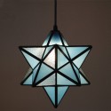 12 Inch European Stained Glass Pendant Light