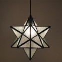 12 Inch European Stained Glass Pendant Light