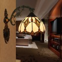 8 Inch European Stained Glass Wall Light