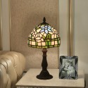 8 Inch European Stained Glass Table Lamp