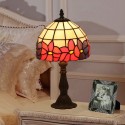 8 Inch European Stained Glass Table Lamp