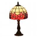 8 Inch European Stained Glass Table Lamp