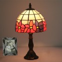 8 Inch European Stained Glass Table Lamp