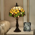 8 Inch European Stained Glass Table Lamp