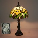 8 Inch European Stained Glass Table Lamp