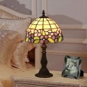 8 Inch European Stained Glass Table Lamp