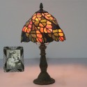 8 Inch European Stained Glass Table Lamp