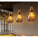 1 Light Nordic Style Modern/Contemporary Glass Pendant Light