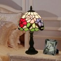 8 Inch European Stained Glass Table Lamp