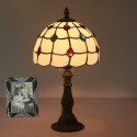 8 Inch European Stained Glass Table Lamp