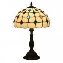 12 Inch European Stained Glass Table Lamp