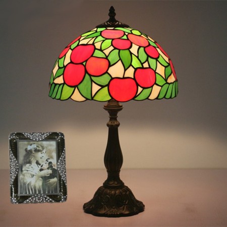 12 Inch European Stained Glass Table Lamp