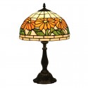 12 Inch European Stained Glass Table Lamp