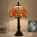 7 Inch European Stained Glass Sunflower Style Table Lamp