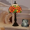 7 Inch European Stained Glass Sunflower Style Table Lamp