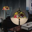 16 Inch European Stained Glass Floor Lamp