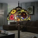 16 Inch European Stained Glass Floor Lamp