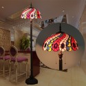 16 Inch European Stained Glass Floor Lamp