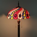 16 Inch European Stained Glass Floor Lamp